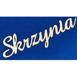 Skrzynia  , napis   31x7cm   ,  cz; amaze